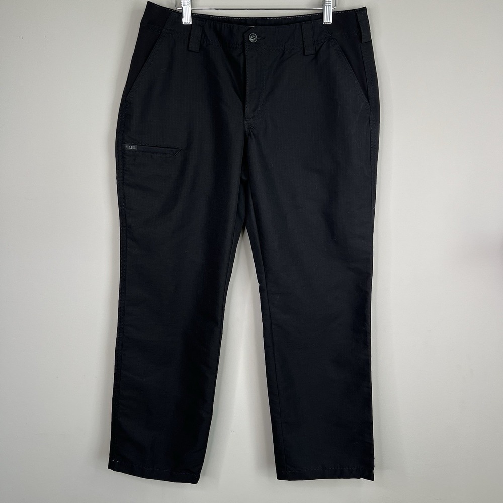5.11‎ Women's Fast Tac Urban Tactical Pants Womens 12 Ripstop Black 29" Inseam
